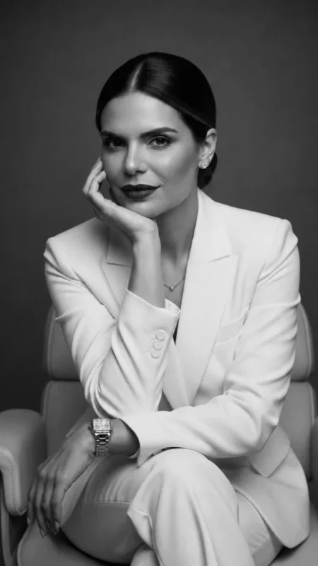 Vanessa Mascarenhas preto e branco
